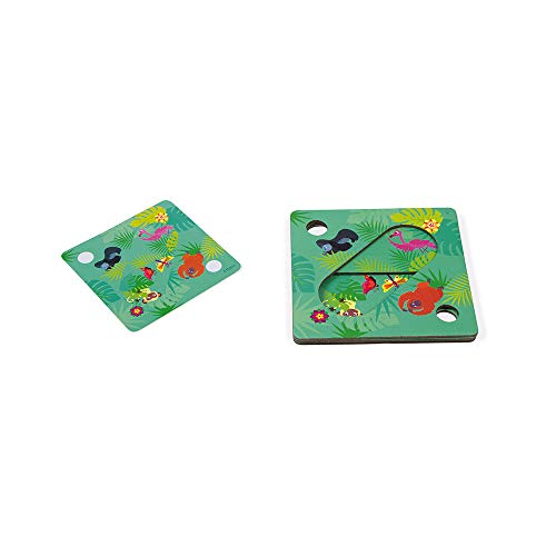 Janod - Jungle Pictures - Juego de Mesa Infantil - Juego de Educación Lúdico Educativo - Certificado FSC - A partir de 5 Años , J02642