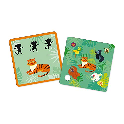 Janod - Jungle Pictures - Juego de Mesa Infantil - Juego de Educación Lúdico Educativo - Certificado FSC - A partir de 5 Años , J02642