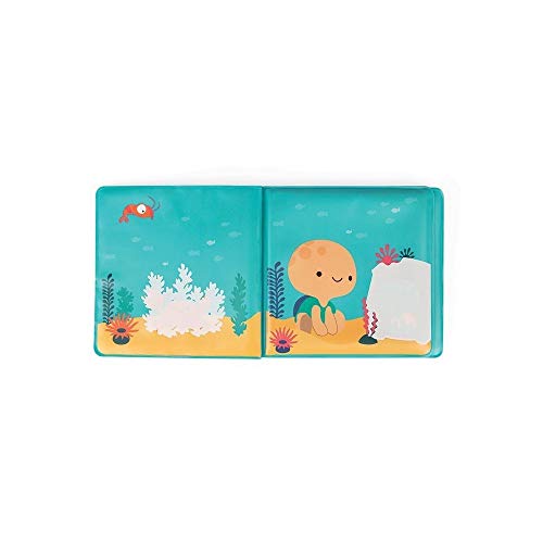 Janod - Mi Libro de Baño Mágico - Tema del Océano - Juguete de Estímulo para Niños Pequeños - A partir de 10 Meses, J04717