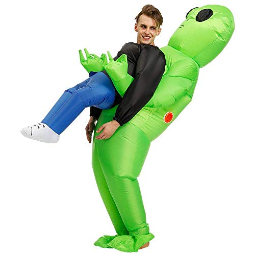 JASHKE ET Alien Costume Inflatable Costume Fancy Dress Christmas Costumes Party Clothes for Adult