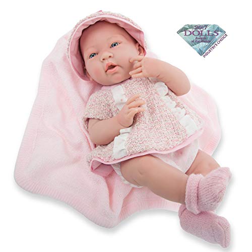 JC TOYS-La Newborn Muñeco bebé, Color Rosa (18058)