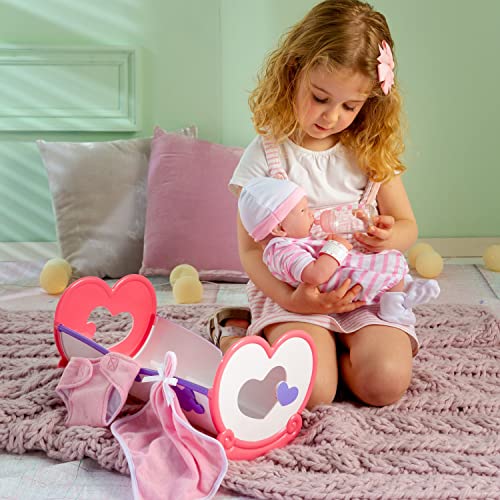 JC TOYS-La Newborn Muñeco bebé, Color Rosa (18578)