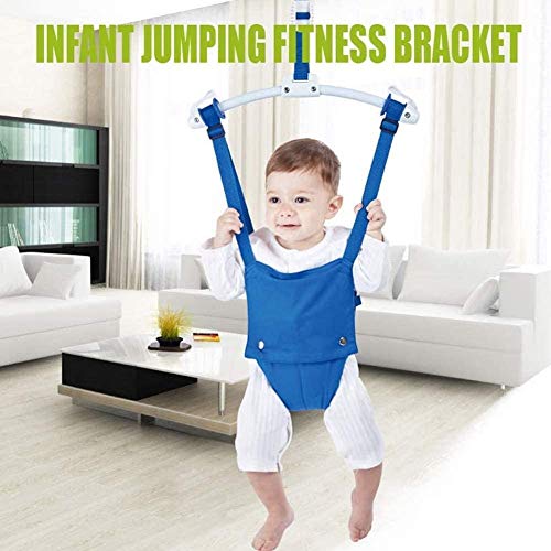 Jersey de puerta de bebé, Puertas de bebé Jumpers y BouCers Ejercitora con abrazadera de puerta, Rebote de primavera, Correa Ajustable Colgando Swing Swing Show Jump Bootcer Juguetes for niños pequeño