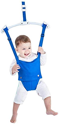 Jersey de puerta de bebé, Puertas de bebé Jumpers y BouCers Ejercitora con abrazadera de puerta, Rebote de primavera, Correa Ajustable Colgando Swing Swing Show Jump Bootcer Juguetes for niños pequeño