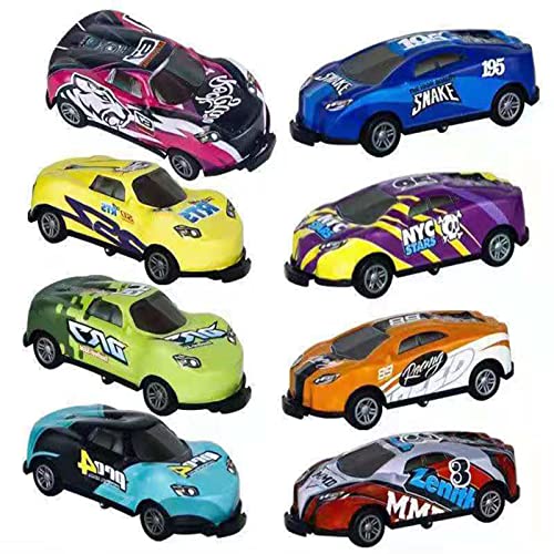 JGHJ Jumping Stunt Car, Christmas Stunt Toy Car, Stunt Toy Car, Mini Car Models Pull Back Catapult Vehicles for Teens (16 pcs)