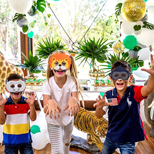 Jiahuade Animal Masks,Cumpleaños Patrulla Canina,Cuerda Elástica Máscaras,Máscaras de Animales para Niños,Máscaras de Fiesta,Máscaras para Niños