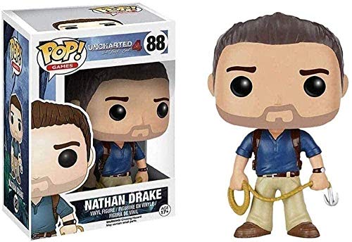 JIEMIANY Uncharted 4 - Figura de Vinilo Coleccionable de Nathan Drake de The Classic Games Series, Hermosa colección de Decoraciones. (10cm)