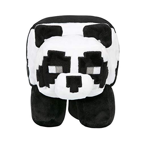 Jinx Minecraft Adventure Panda 9293 - Peluche (26 cm), Color Blanco y Negro