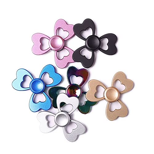 JIUFACAI Colorido Hand Spinner Quiet Fidget Toy Finger Fidget Toy Liberar el estrés para Adultos y niños Hand Spinner Finger Focus Toy Add ADHD EDC Anti Ansiedad Stress Reliever GIF