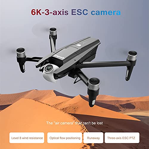 JJDSN Drones S137 con cámara para Adultos 6K, 70 Minutos de Tiempo de Vuelo, Drones GPS FPV Plegables para Principiantes con Video en Vivo, Sígueme, Regreso automático a casa, Vuelo Envolvente