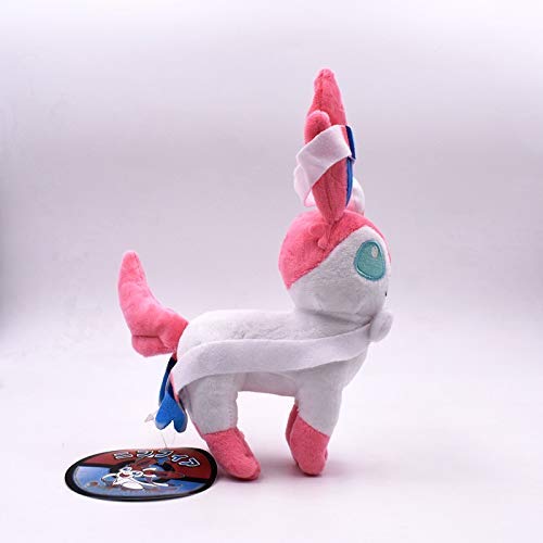 JMHomeDecor Juguetes De Peluche 24Cm Sylveon Doll Peluche De Juguete Muñeco De Peluche Juguetes De Peluche Animales Blandos Muñecas