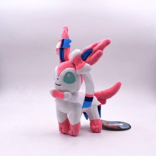 JMHomeDecor Juguetes De Peluche 24Cm Sylveon Doll Peluche De Juguete Muñeco De Peluche Juguetes De Peluche Animales Blandos Muñecas