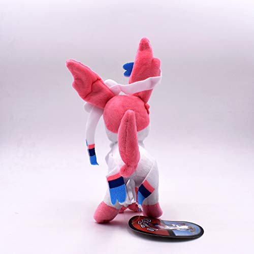 JMHomeDecor Juguetes De Peluche 24Cm Sylveon Doll Peluche De Juguete Muñeco De Peluche Juguetes De Peluche Animales Blandos Muñecas