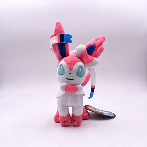 JMHomeDecor Juguetes De Peluche 24Cm Sylveon Doll Peluche De Juguete Muñeco De Peluche Juguetes De Peluche Animales Blandos Muñecas