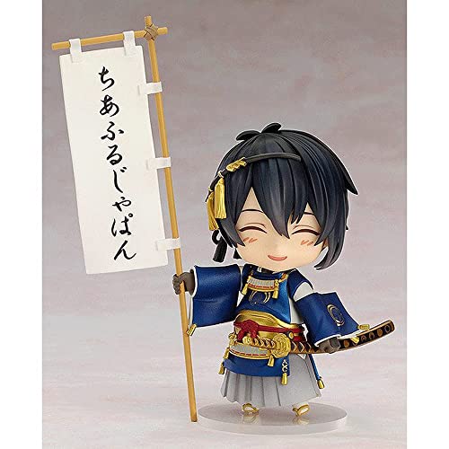 JNTML Figura De Acción Touken Ranbu Online Mikazuki Munechika Nendoroid Q Versión Personajes De Anime Juguete Figuras De Anime Muñecas De Decoración De Regalo Fanáticos del Anime