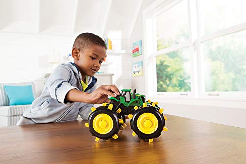 John Deere Tractor de Juguete Monster Treads Spike Räder, Multicolor (Tomy 46712)