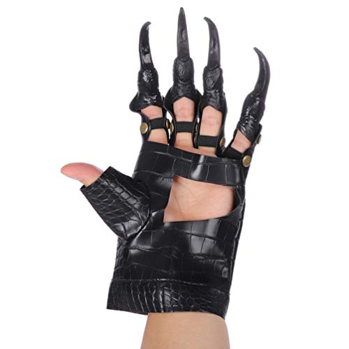 jojofuny 1 par de Guantes de Halloween con Garra de Dragón Terrorífico Guantes para Cosplay Guantes de Payaso Garras de Gato Guantes para Uñas Accesorios para Fiestas de Carnaval