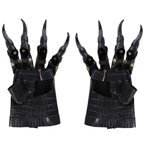 jojofuny 1 par de Guantes de Halloween con Garra de Dragón Terrorífico Guantes para Cosplay Guantes de Payaso Garras de Gato Guantes para Uñas Accesorios para Fiestas de Carnaval