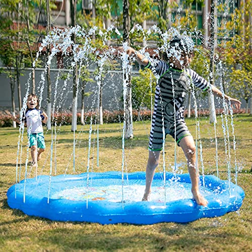 JOYIN Aspersor de Juego, Juguetes Acuáticos al Aire Libre(1,7m) para el Aprendizaje con Animales y Alfabeto – de la A a la Z para Bebés y Niños