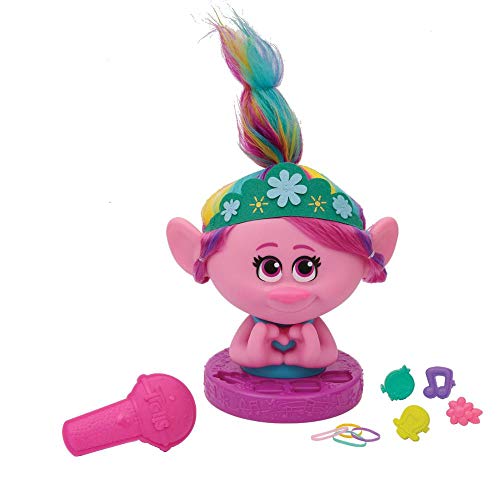 JP Trolls TR101000 Flair Trolls World Tour - Cabeza de Amapola, Multicolor