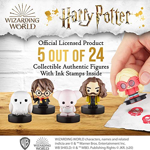 Juego de 5 Sellos de Harry Potter - Regalos, coleccionables, decoración para Fiestas, y Adornos para Tartas de PMI, 6,5 cm (E)