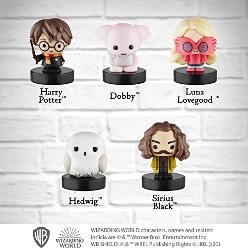 Juego de 5 Sellos de Harry Potter - Regalos, coleccionables, decoración para Fiestas, y Adornos para Tartas de PMI, 6,5 cm (E)