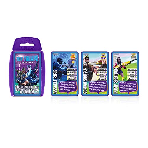 Juego de Cartas Especiales de la guía Independiente y no Oficial de Fortnite Top Trumps