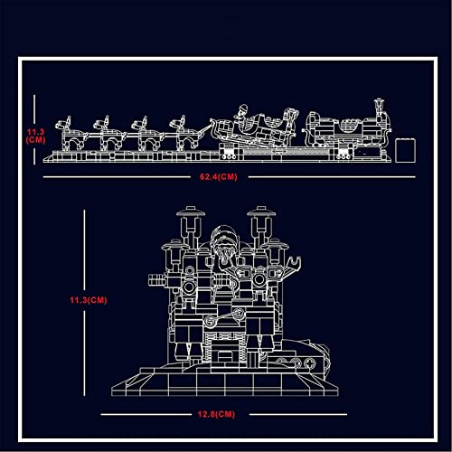 Juego de Construcción Navideña,1318 Piezas Material ABS Pequeños Bloques de Construcción Regalo de Navidad Kit Bloques Construcción Navideños