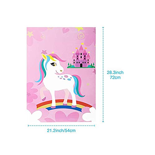 Juego de Fiesta de Unicornio, Suministros de Fiesta de Unicornio Suministros de Juegos, Suministros para Juegos de Pin de Fiesta, Pin Cuerno Unicornio, Cuerno de Fiesta de Cumpleaños en el Unicornio