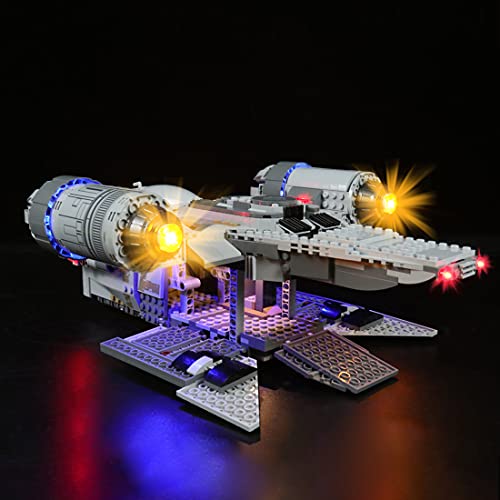 Juego de iluminación LED compatible con Lego 75292 Star Wars El mandaloriano (no incluye el modelo Lego) – Versión de mando a distancia.