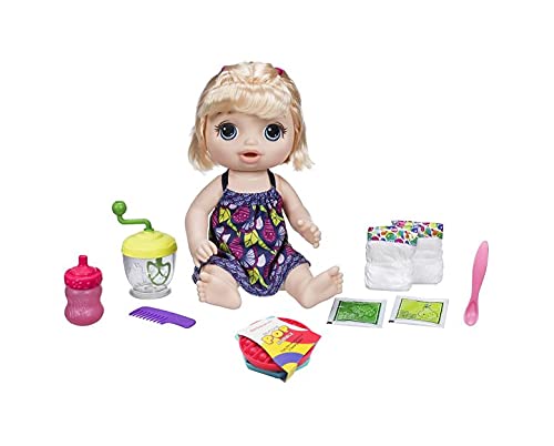 Juego de regalo de juguetes navideños – Besquared Push Pop It Bubble Toy y Baby Alive Sweet Spoonfuls Baby Doll Girl – Ideal para niños y niñas (pelo rubio)