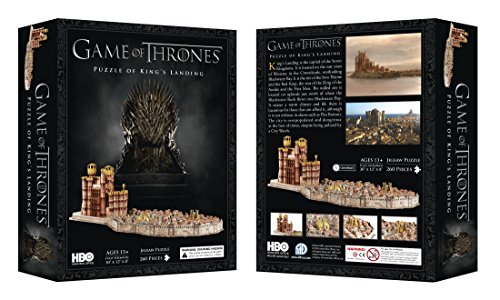 Juego de Tronos- Puzles Game of Thrones Puzzle 4D Desembarco del Rey, Multicolor (Eleven Force S.L. 10032)