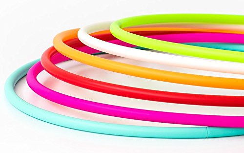 Juego perfecto desnudo Hula Hoops. ponderada aro de viaje (100 cm/39 ') Hula Hoop para ejercicio, baile y fitness. (350g) no instrucciones necesitan – mismo día expedición., rojo