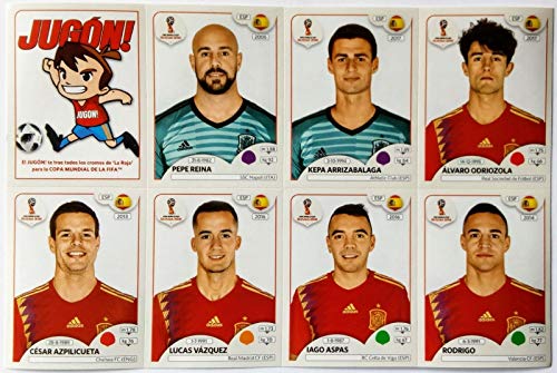 Jugón PANINI Set Completo CROMOS Extras Spain 2018 FIFA World Cup Rusia ESPAÑA