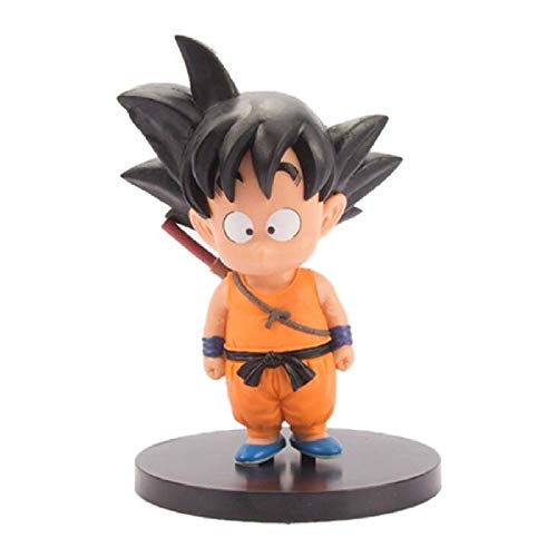 Juguete De Anime2 Piezas Dragon Ball Z Figuras De Anime Goku Chichi Figura De PVC Lindo Bebé Goku Q.Ver Muñecas Niños Juguetes 16-18Cm