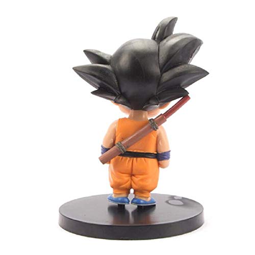 Juguete De Anime2 Piezas Dragon Ball Z Figuras De Anime Goku Chichi Figura De PVC Lindo Bebé Goku Q.Ver Muñecas Niños Juguetes 16-18Cm