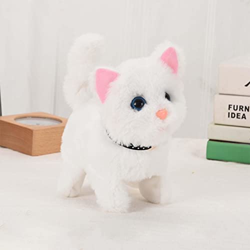 Juguete de Gatita Interactiva, Gatito Peluche Electrónico Gato Interactivo Puede Caminar y Maullar, Furreal Friends Gatito Gato Juguete Regalo para Bebé Niños