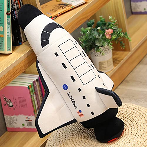 Juguete de Nave Espacial de Astronauta de Felpa, Almohada de muñeca Suave de Peluche, Juguetes para niños, avión Creativo, Regalo de cumpleaños para niños, 40cm A