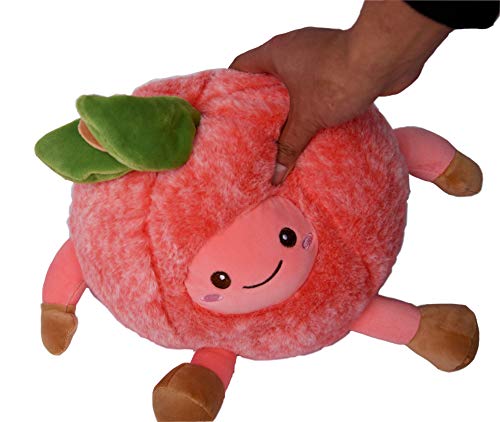 Juguete de Peluche de Frutas Creativo Cereza muñeca sandía piña Coche hogar sofá Almohada cojín Accesorios de fotografía (Cereza)