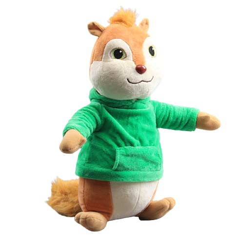 Juguete de Peluche Juguetes de película de 32 CM, muñecos de Peluche de Alvin y Las Ardillas, Lindos Juguetes de Peluche de Ardilla Chiomunks, Regalo para bebés y niños