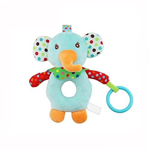 Juguetes de saqueador de bebé, Juguetes de Cochecito Infantil Colorido Juguetes para automóviles Lavables, Juguetes para Colgar para niños para Cuna con Anillo de traqueteo, Espejo