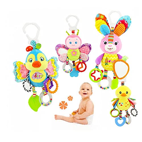 Juguetes De Sonajero Peluche Baby Baby Baby Saqueador Asiento Cochecito Cuna Play Play Toy Toy Toy Educational Juguetes Mariposa Juguetes para Bebés