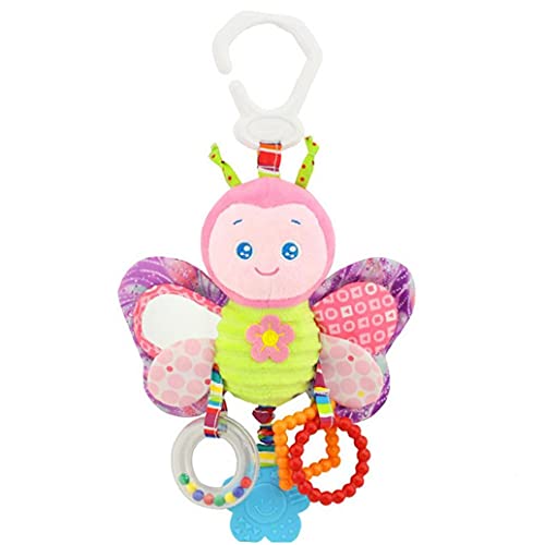 Juguetes De Sonajero Peluche Baby Baby Baby Saqueador Asiento Cochecito Cuna Play Play Toy Toy Toy Educational Juguetes Mariposa Juguetes para Bebés