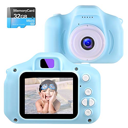 Juguetes para Niños Cámara Digital para Niñas de 3 a 7 Años, NINE CUBE 2.0" HD Video Cámara Infantil,Regalos Ideales de Cumpleaños de para Niños y Niñas de 3 4 5 6 7 Años con Tarjeta TF 32 GB