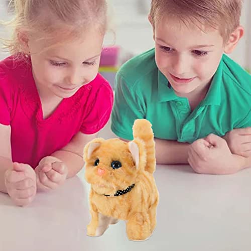 Juguetes para perros que caminan, juguetes interactivos de peluche para perros, control de sonido para caminar y ladrar, robot electrónico para perros, mascotas, regalo para niños, niñas y niños