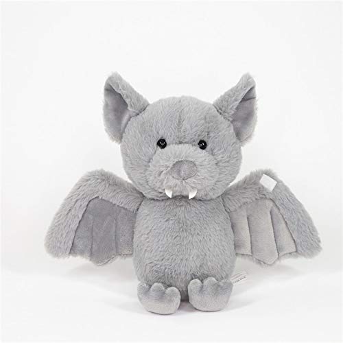 Juguetes suaves lindos de peluche murciélago de juguete de duende oscuro bebé suave personalidad de peluche juguete de todo el día del santo regalo para los niños juguetes de felpa gris