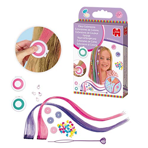 Jumbo - Extensiones de Colores - Kit de peluquería para niños y niñas a partir de 6 años