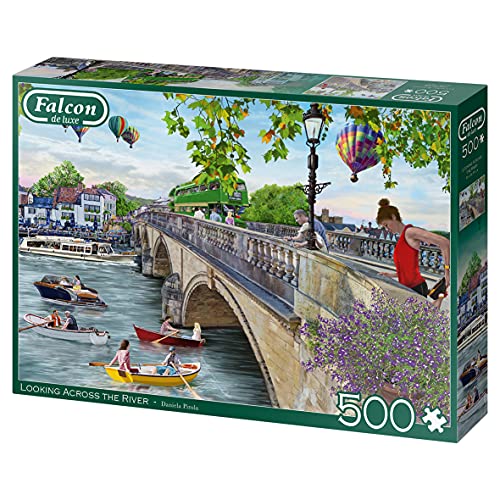 Jumbo- Looking Across The River-500 Piece Rompecabezas, Multicolor (11287)