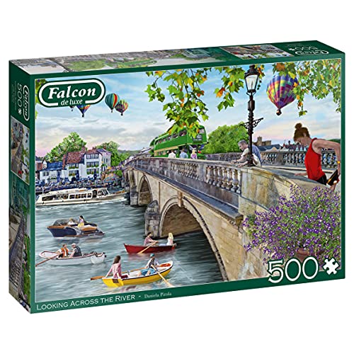 Jumbo- Looking Across The River-500 Piece Rompecabezas, Multicolor (11287)