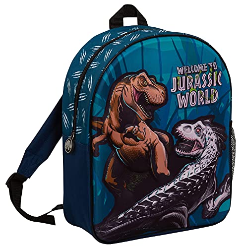 Jurassic World Mochila T-Rex para niños, mochila de dinosaurio para niños, mochila de regreso a la escuela, bolsa de almuerzo